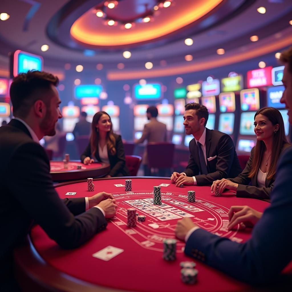 IntanBet Live Casino meja baccarat dan roulette dengan dealer profesional streaming HD
